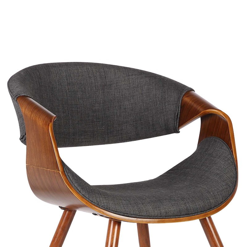 Carson Carrington Skibby Wood and Fabric Mid-century Dining Chair