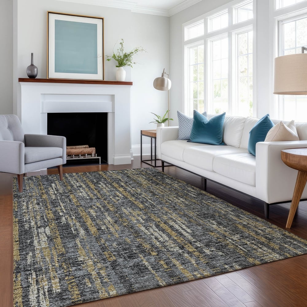 Premium Washable Super Soft Abstract Contemporary Mayfield Rug