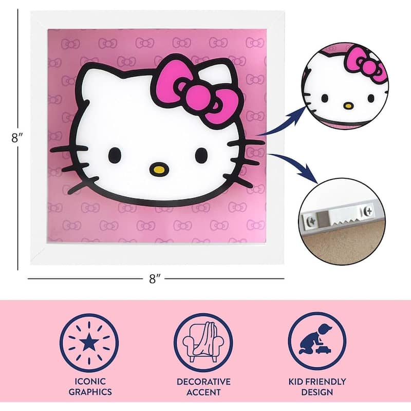 Sanrio Hello Kitty Dual Layer Wall Art Set