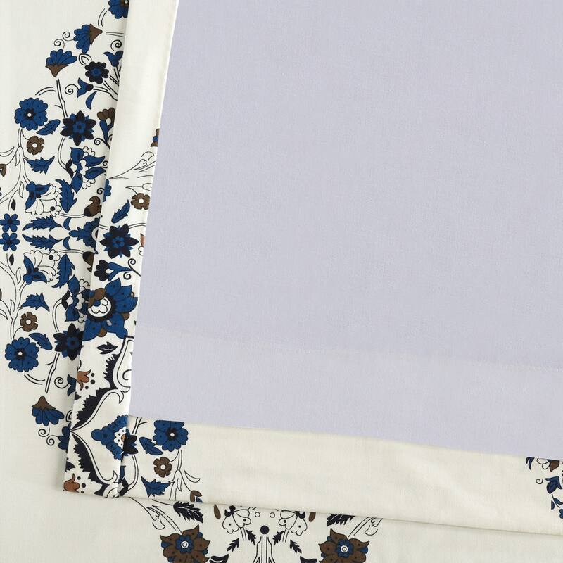 Exclusive Fabrics Kerala Printed Cotton Twill Single Curtain (1 Panel)