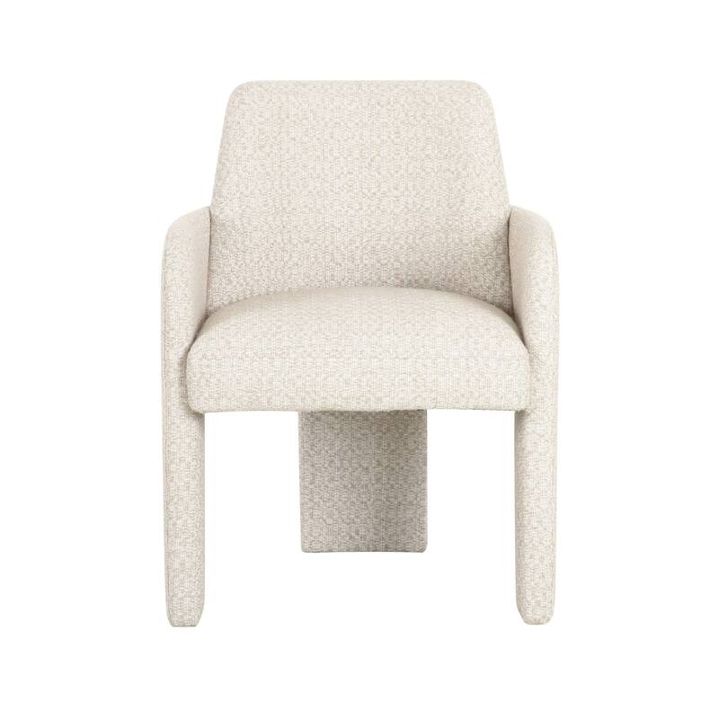 Modrest Cando Modern Beige Fabric Dining Chair