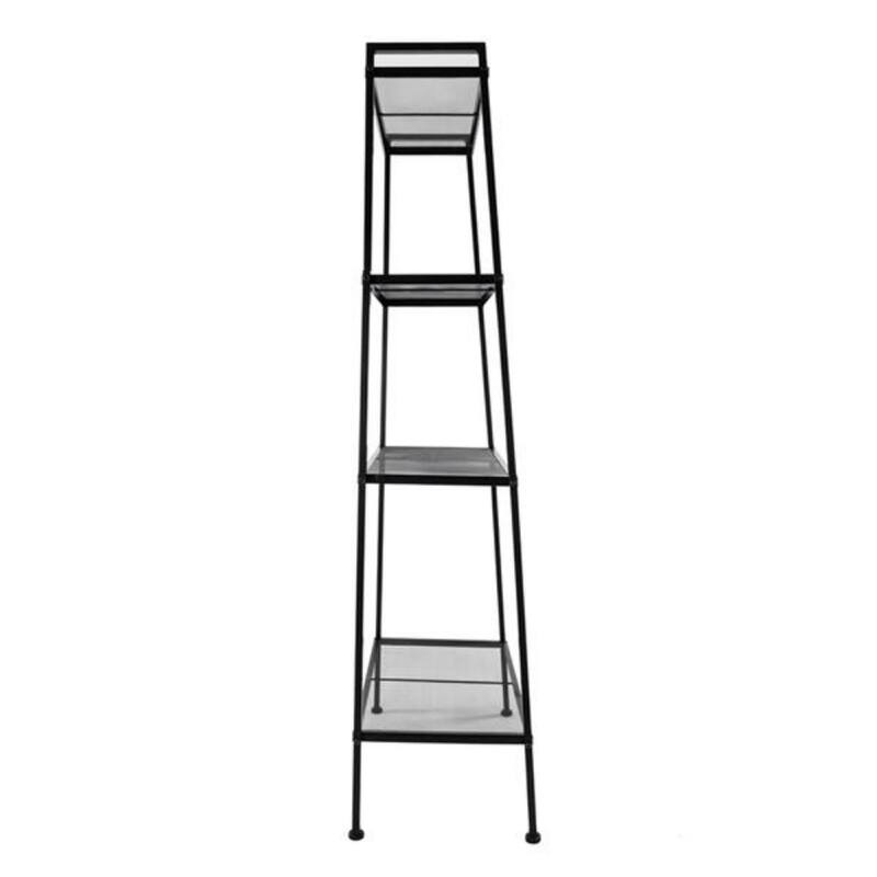 Widen 4 Tiers Bookshelf Black - 23.62 x 13.78 x 57.87