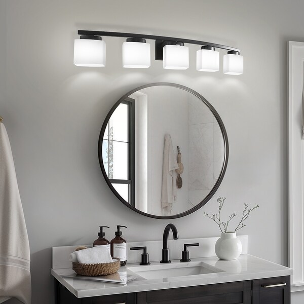 Black industrial bathroom light fixtures sale