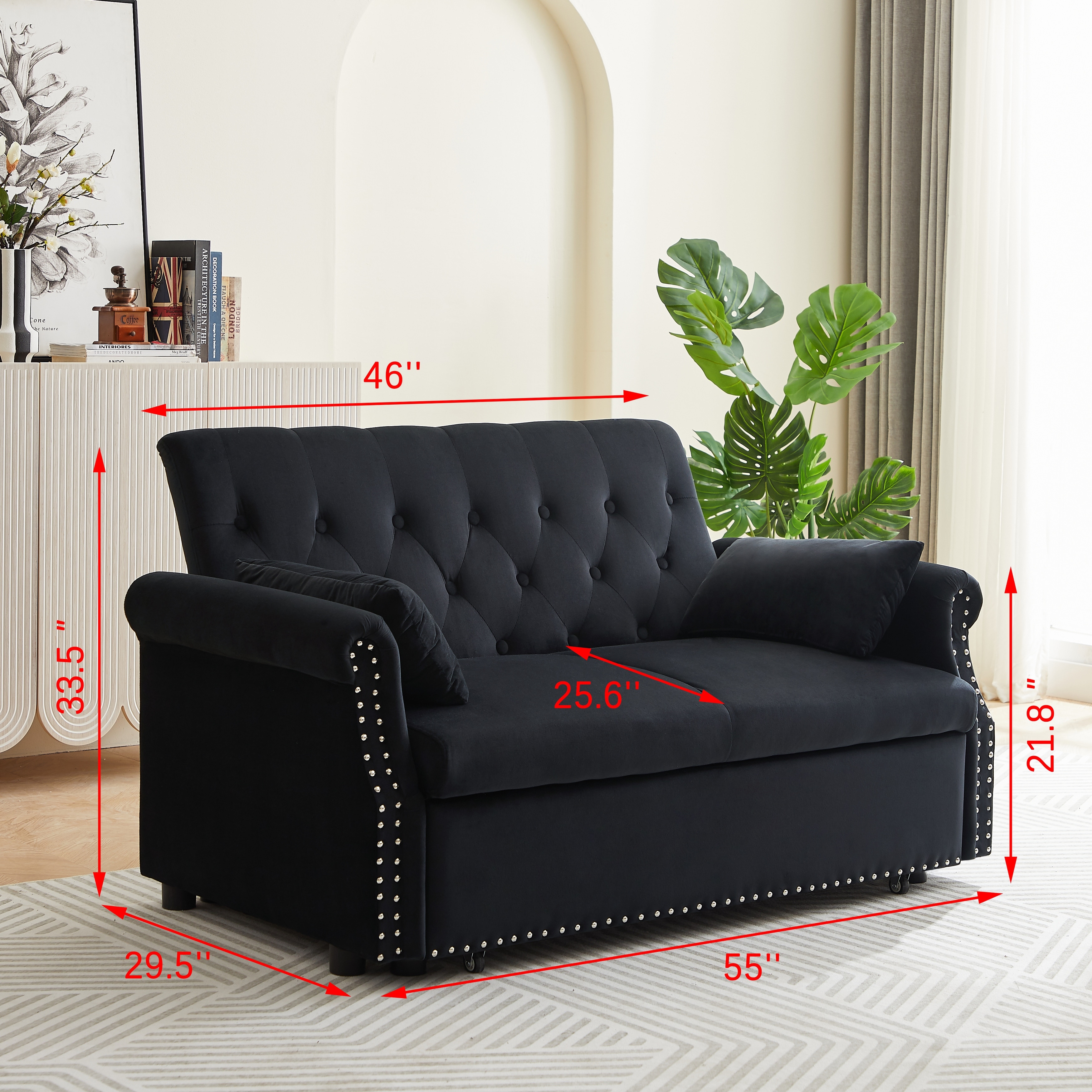 Clatterbuck two flared arm chaise lounge best sale andover mills fabric