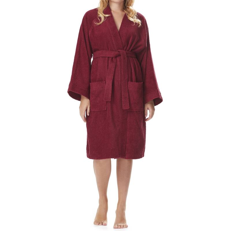 Women's Daylee Model Turkish Cotton Kimono Bathrobe