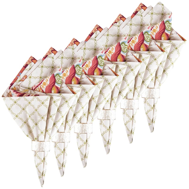 Bethany Cotton Reversible Napkin Set of 6 - Set of 6