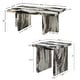 preview thumbnail 28 of 26, Roundhill Furniture Mchome 3-Piece Coffee Table Set, Coffee Table and Two End Tables