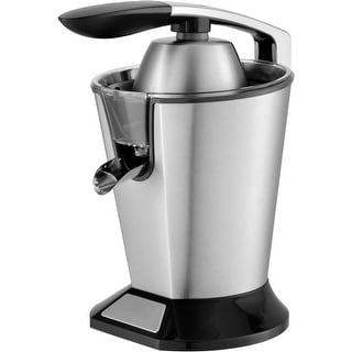 DRINKPOD Electric Orange Juicer Stainless Steel Citrus Squeezer With Ultra-Powerful Motor and Soft Grip Handle Auto Shutoff