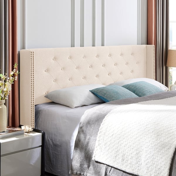 slide 2 of 20, Tourmaline Upholstered King/Cal King Headboard by Christopher Knight Home