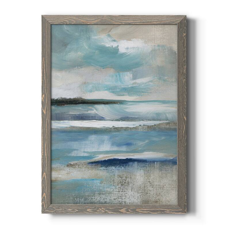 Distant Drama I-Premium Framed Canvas - Ready to Hang - 23X32 - Grey