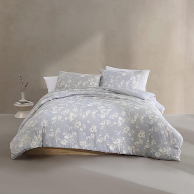Calvin Klein Eternity Floral Cotton Reversible Comforter Set