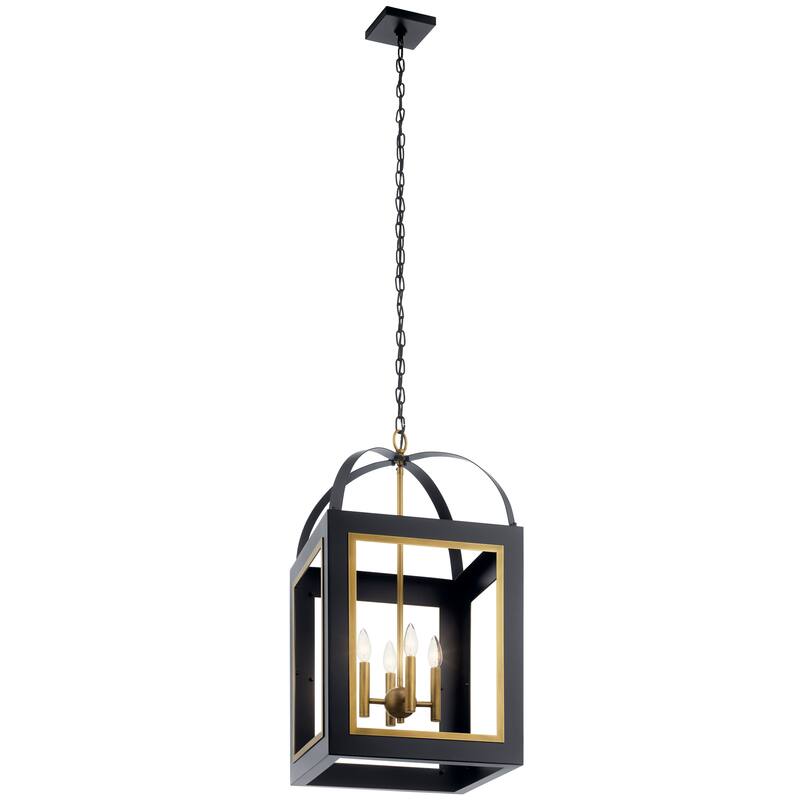 Kichler Lighting Vath 4-Light Large Foyer Pendant Black