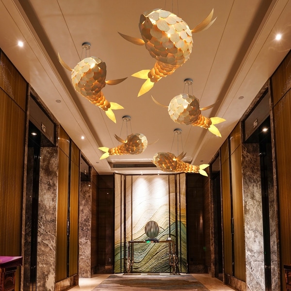 Fish shaped lights top