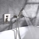 preview thumbnail 30 of 45, Solid Brass Wall Mounted Roman Tub Faucet with Swivel Tub Spout and Rough-in Valve