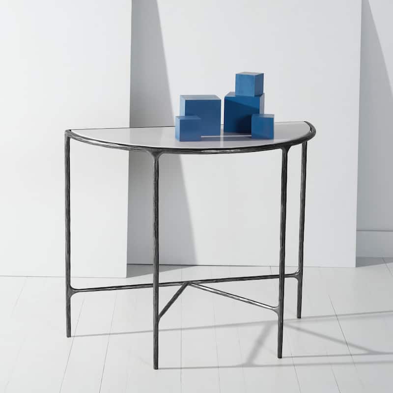 SAFAVIEH Couture Constanca Forged Metal Console Table - 36" W x 18" L x 30" H - 36"W x 18"D x 30"H