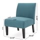 preview thumbnail 30 of 43, Kassi Contemporary Slipper Accent Chair by Christopher Knight Home