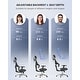 preview thumbnail 12 of 21, CabeVibe Ergonomic Home Office Desk Chair with 4 Angles Recline & 2D Headrest