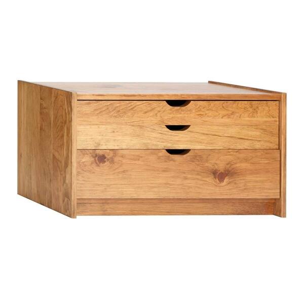 Shop Drawer Chest For Bedroom Honey Pine Document Drawers