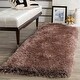 preview thumbnail 14 of 57, SAFAVIEH Bahija Handmade Luxe Shaggy 3 inch-thick Area Rug 2'3" x 8' Runner - Brown