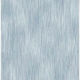 A-Street Prints Largo Sky Blue Striated Wallpaper