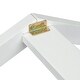 preview thumbnail 16 of 58, Double Twin Size House-Style Floor Bed with Fence and Guardrails without Door