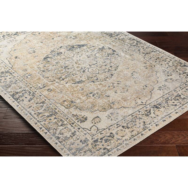 Livabliss Lillian Machine Washable Vintage Area Rug