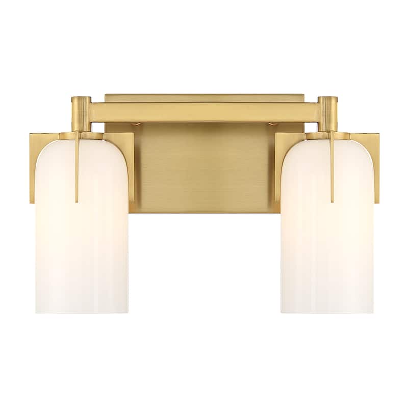 Savoy House 8-4128-2 Caldwell 2 Light 15" Wide Vanity Light - Warm Brass