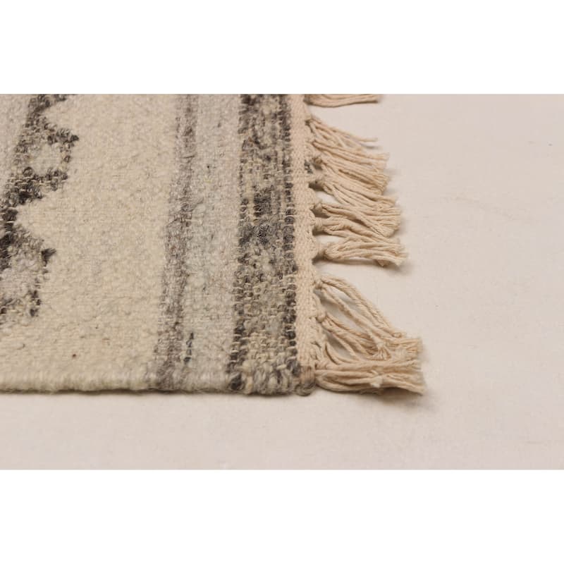 Ankara FW Grey Kilim 5'0" x 7'8" - 5'0 x 7'8