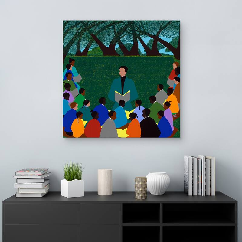 Lessons Gullah Islands by Synthia SAINT JAMES Canvas Art Print