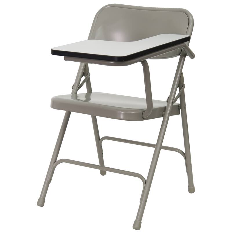 2 Pack Premium Steel Folding Chair with Left Handed Tablet Arm - Event Chair