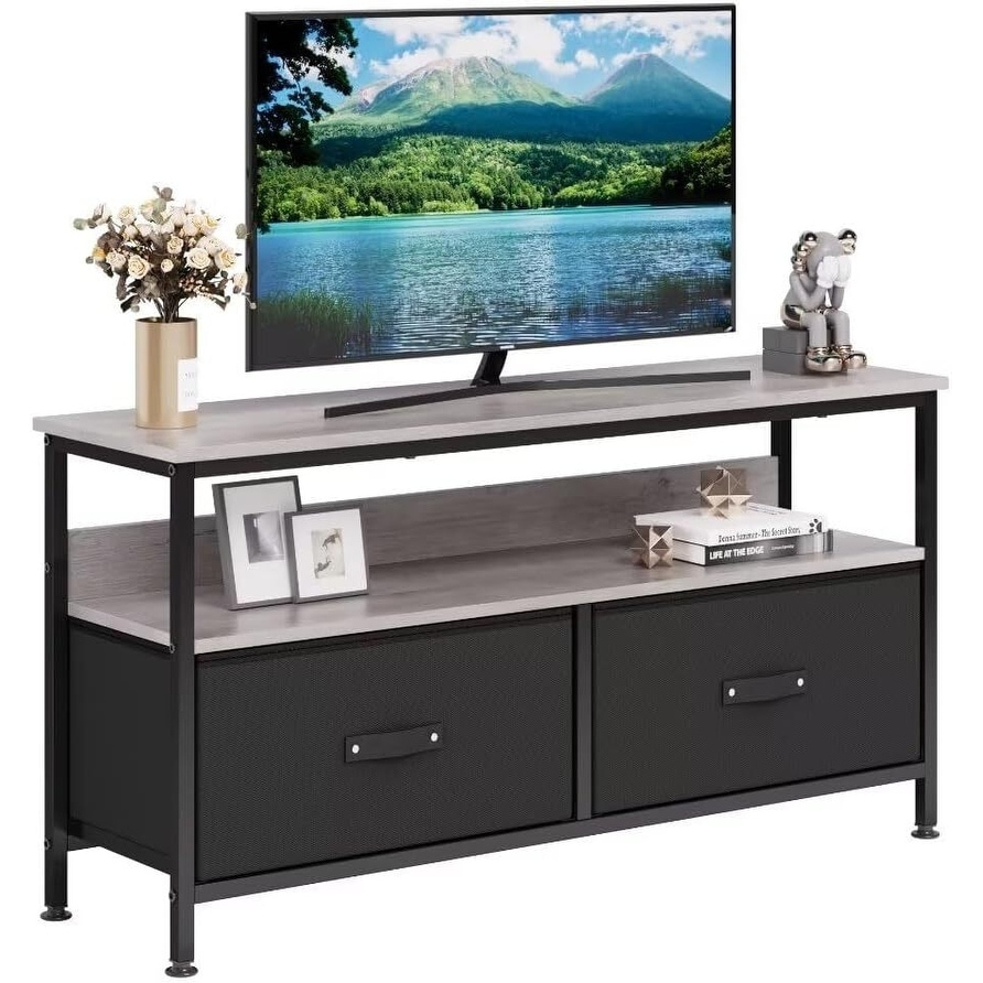 black dresser tv stand Amazon.com: DrawXynth TV Stand with Mount, Fabric Dresser with 6 Drawers for 32/45/55/60/65/75 inch TVs, Black Dresser Entertainment Center, Modern Media TV Console Table : Home & Kitchen