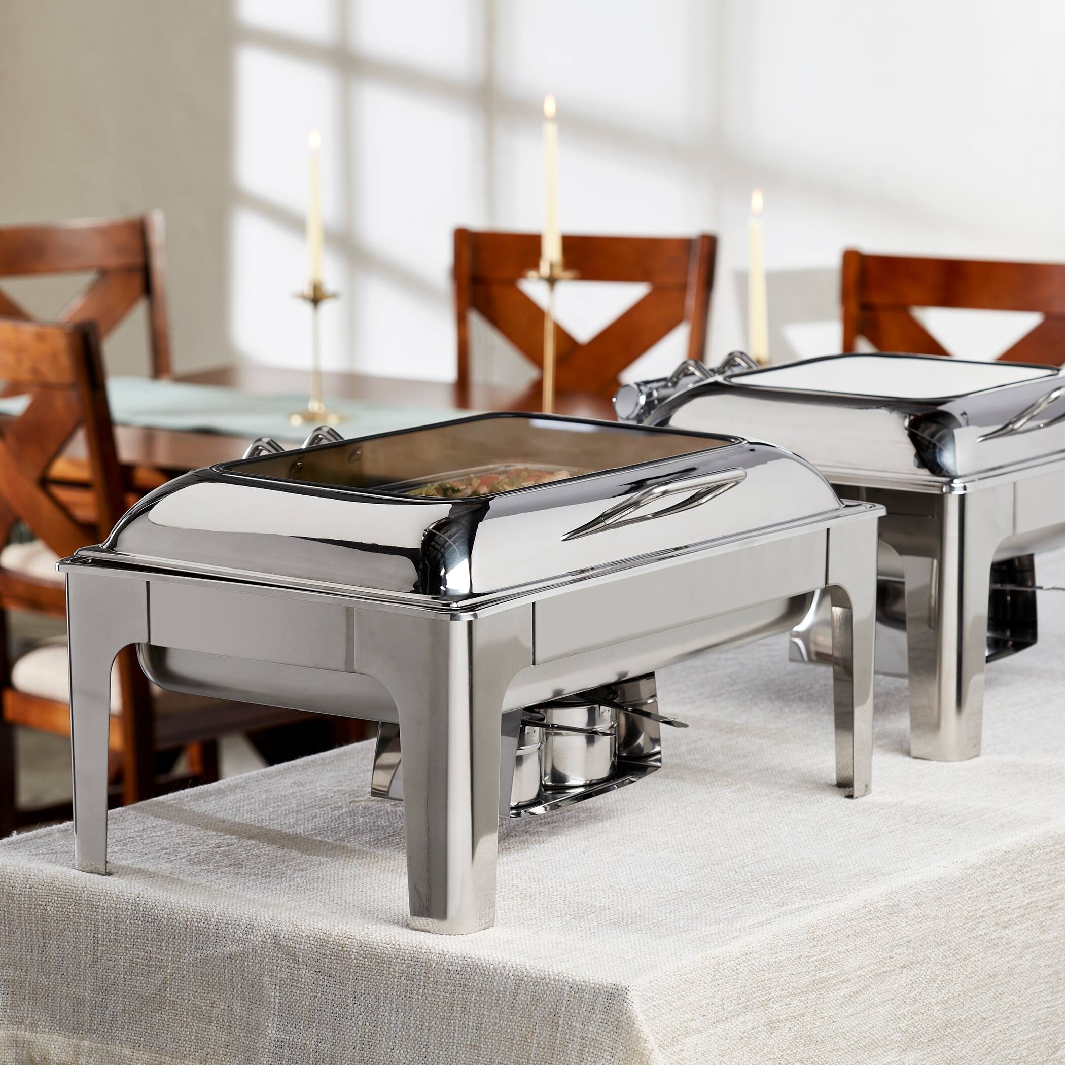 Celebrations by Denmark 9.5qt Stainless Steel Rectangular Chafing Dish