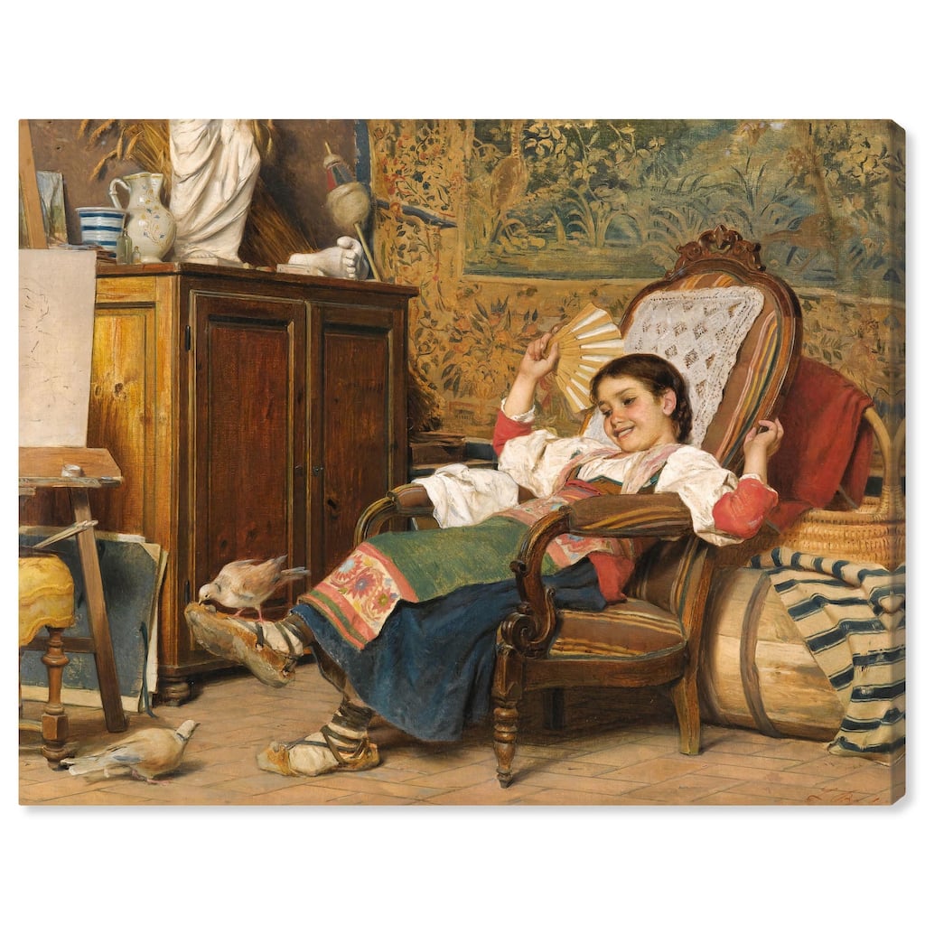 Bechi's Model Canvas by Art Remedy, Gallery Wrapped