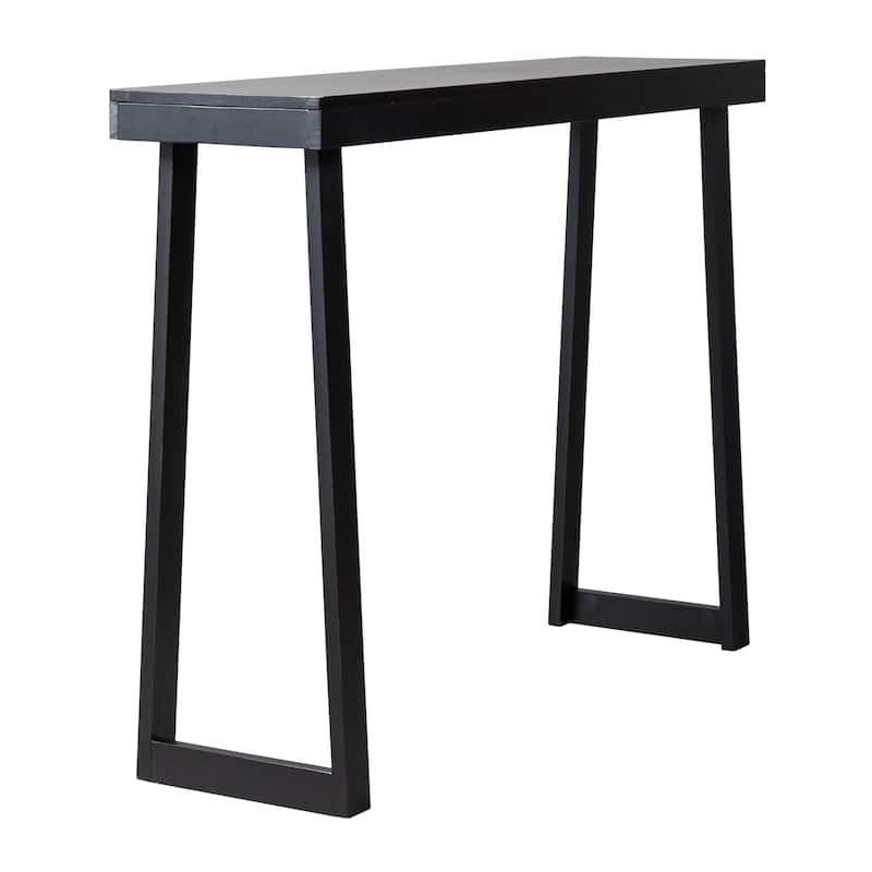 Narrow Solid Pine Wood Entryway Console Table for Small Space Living Room Furniture Decor