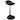 Mount-It! Ergonomic Sit Stand Stool [360-deg Tilt] Height Adjustable, Leaning Chair for Standing Desk - Black