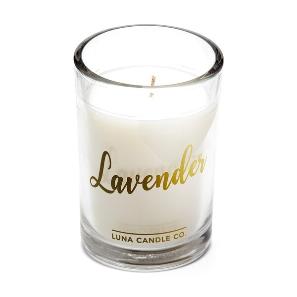Pure Lavender, Therapeutic, Strong Scented Glass Candle