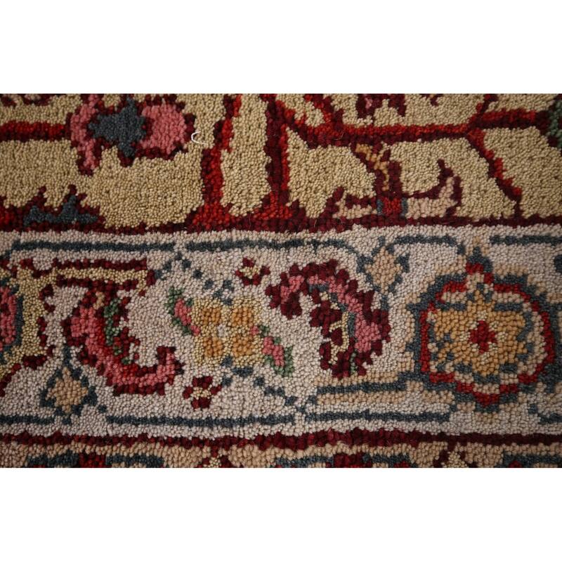 Floral Oushak Oriental Accent Rug Handmade Wool Carpet - 3'0"x 4'10"