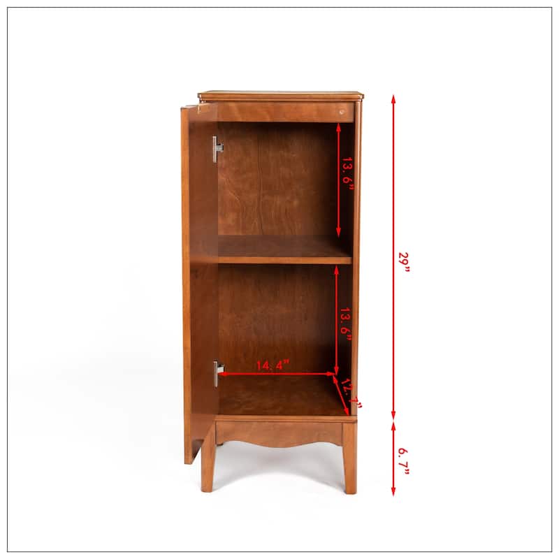 Modern Bathroom Floor Cabinet with Adjustable Shelves