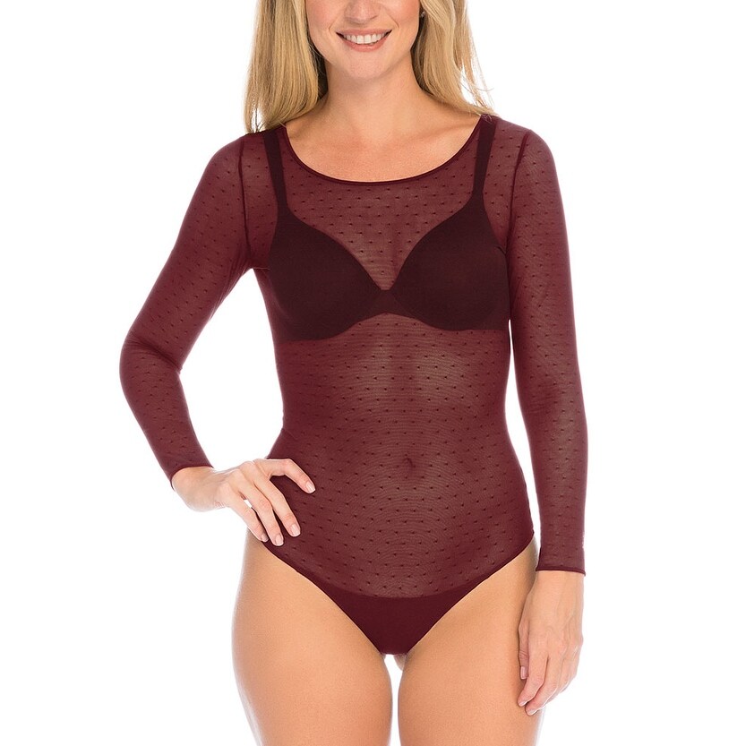 spanx long sleeve bodysuit