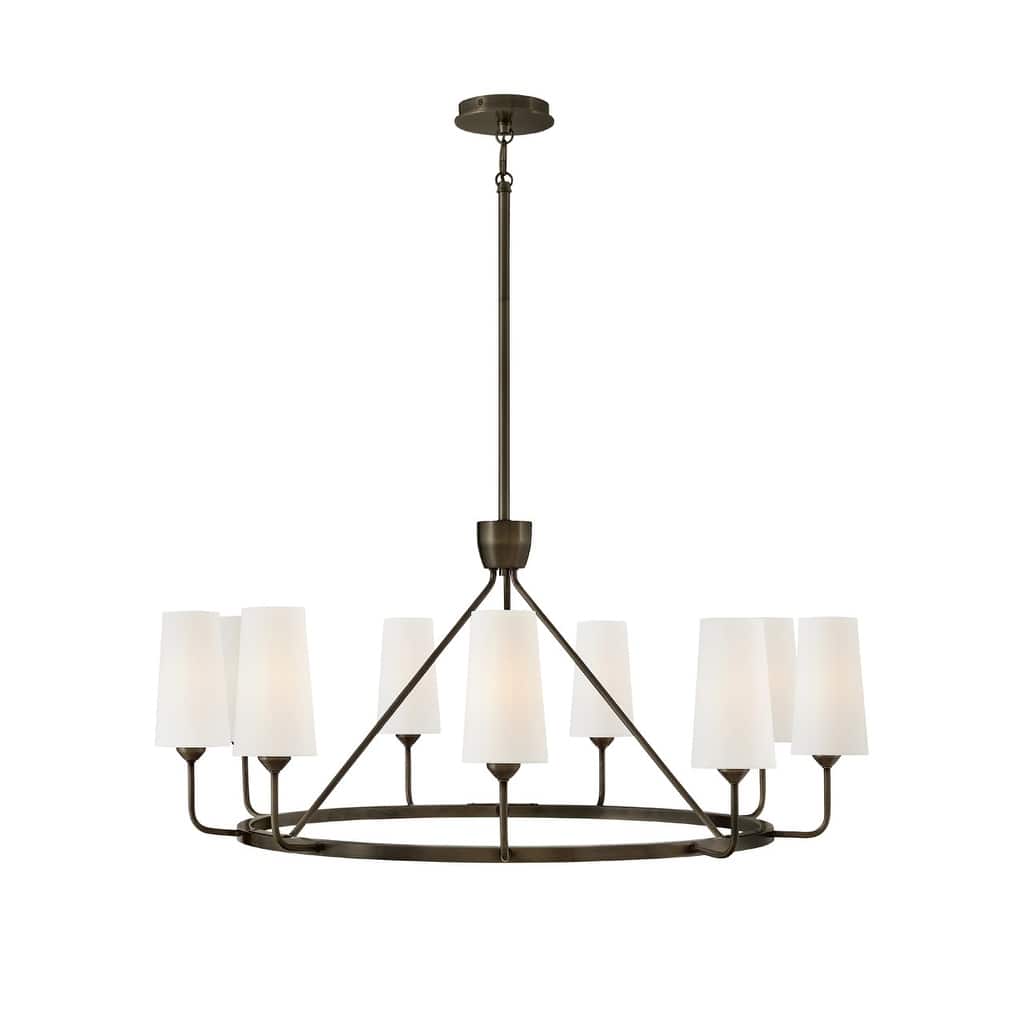 Hinkley Lighting 45009 Lewis 9 Light 37" Wide Ring Chandelier