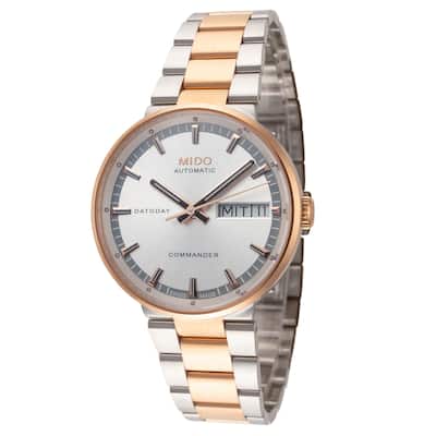 Mido Women's M0142302203180 Commander 33mm Automatic Watch - Two-Tone - One Size