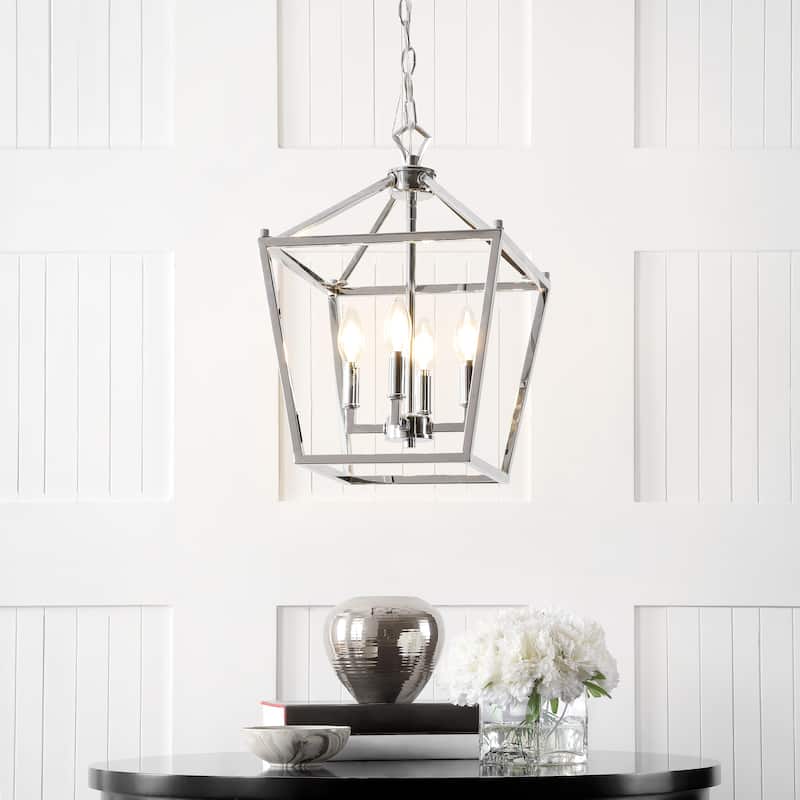 Marion Lantern Metal LED Pendant, by JONATHAN Y