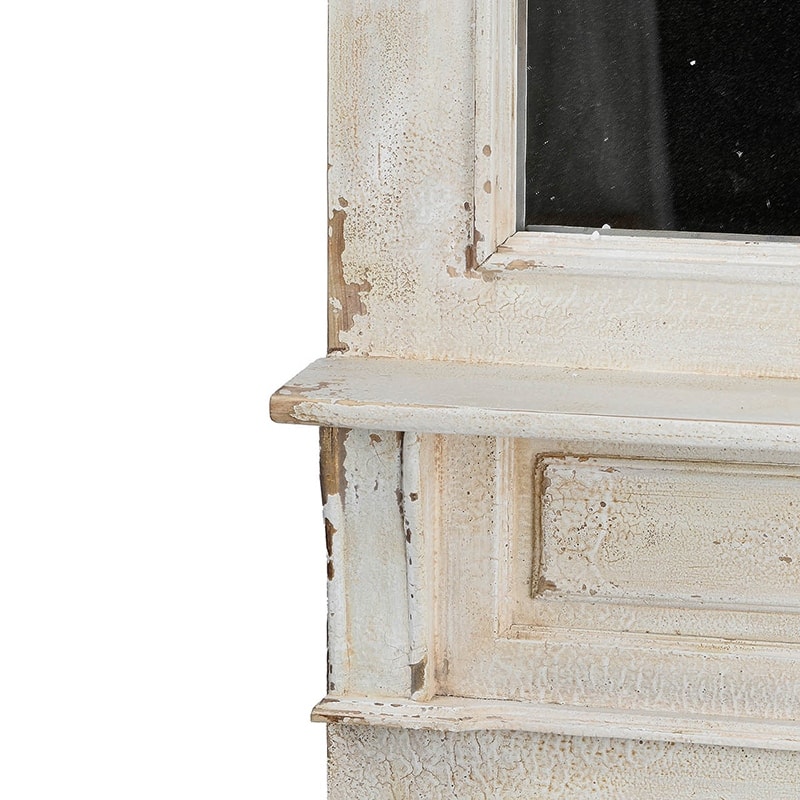 Classic Vintage Antique White Wall Mirror