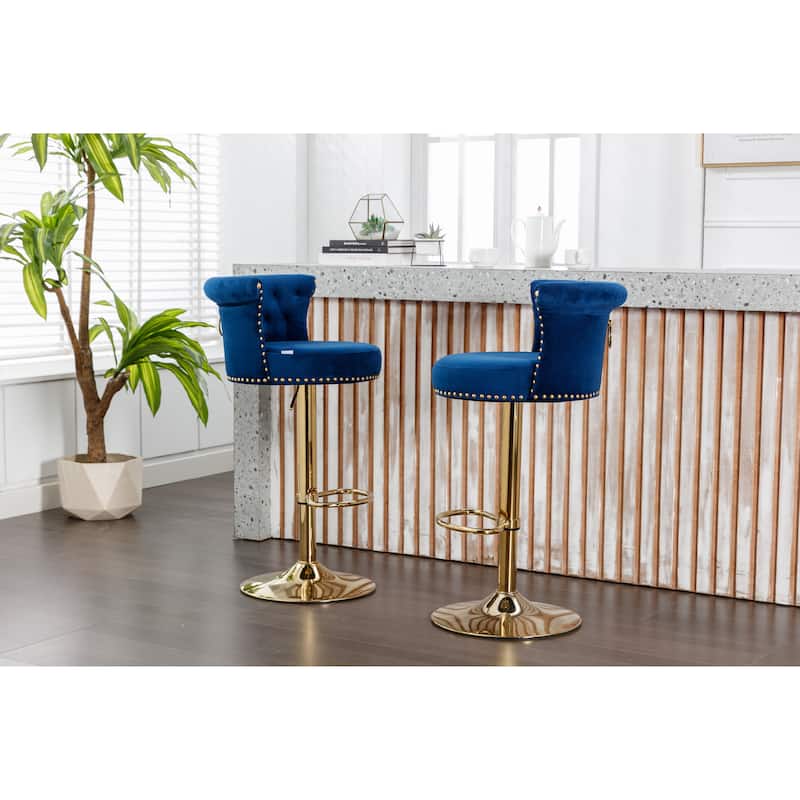 COOLMORE Swivel Counter Height Stools