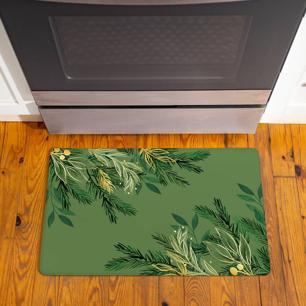 Shades of Green Anti-Fatigue Door Mat - 30" x 18"
