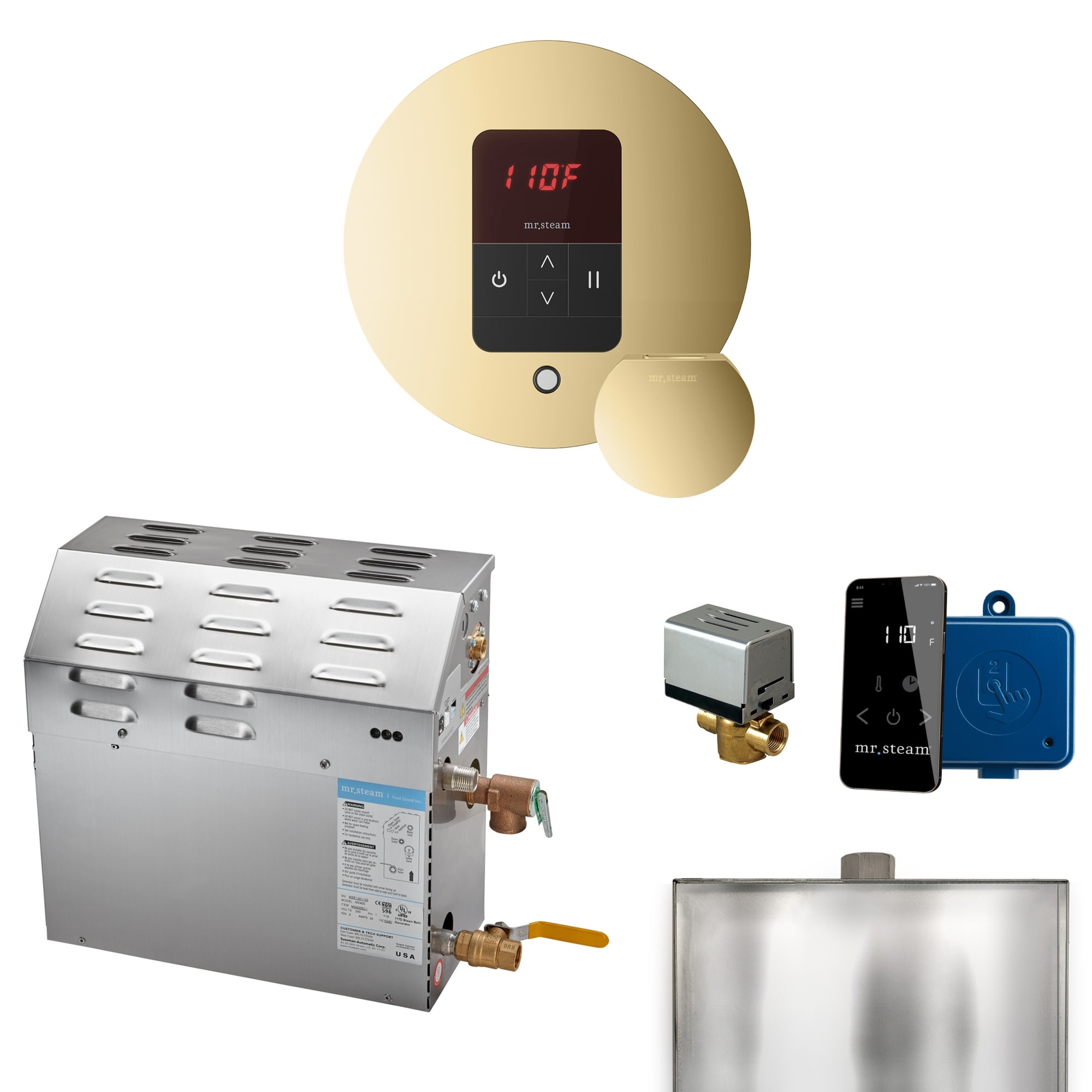 Mr Steam R12C1AAF0000 MS 12 kW (12000 W) Steam Shower Generator