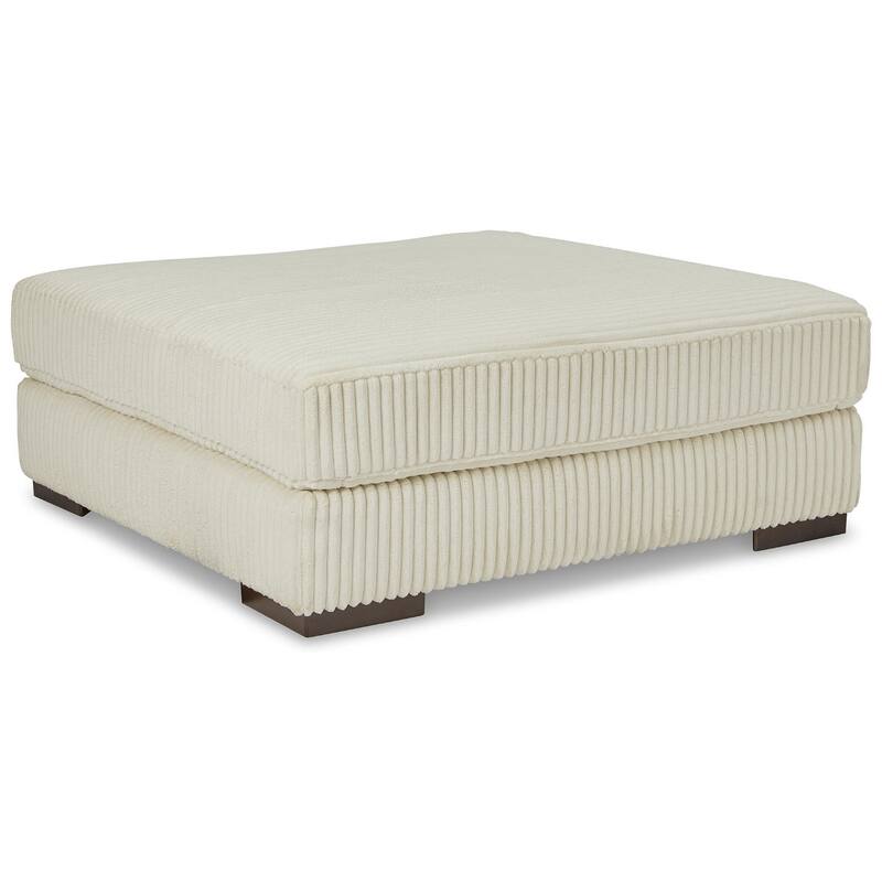 Signature Design by Ashley Lindyn Oversized Accent Ottoman - Ivory - Oversized