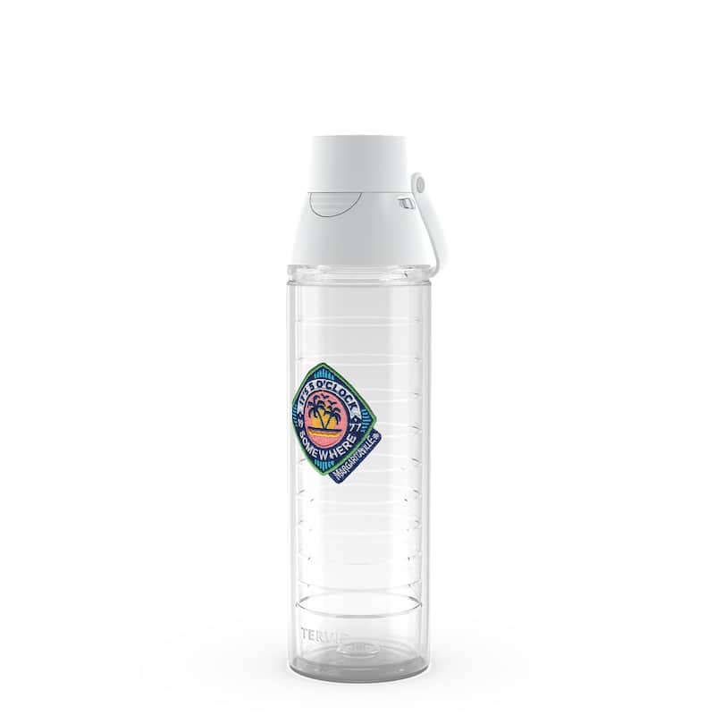 Tervis Margaritaville 5 O'Clock Palm Made in USA Double Walled Insulated Travel Tumbler, Classic - 24oz Venture Lite Water Bottle
