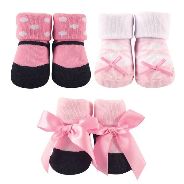 slide 1 of 1, Luvable Friends Baby Girl Socks Giftset, Ballet, 0-9 Months - Ballet Ballet - 0-9 Months