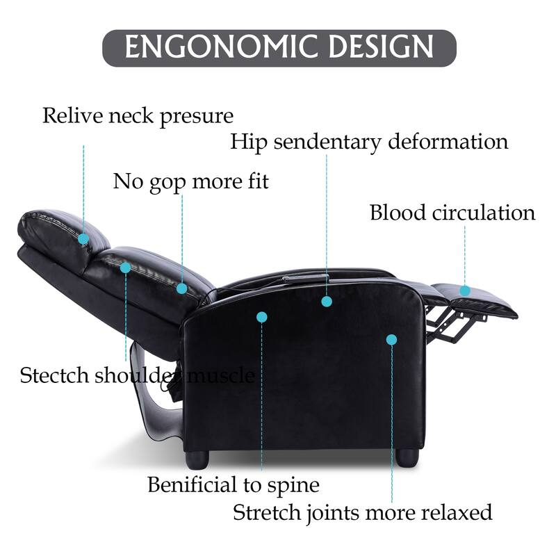 Adjustable Push Back Recliners for Living Room